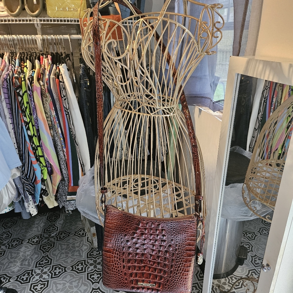 Brahmin Katie Crossbody Leather Bag - Picture 6 of 7